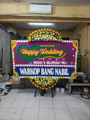 Papan Bunga di Karang Mulya