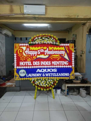 Papan Bunga di Karang Mulya